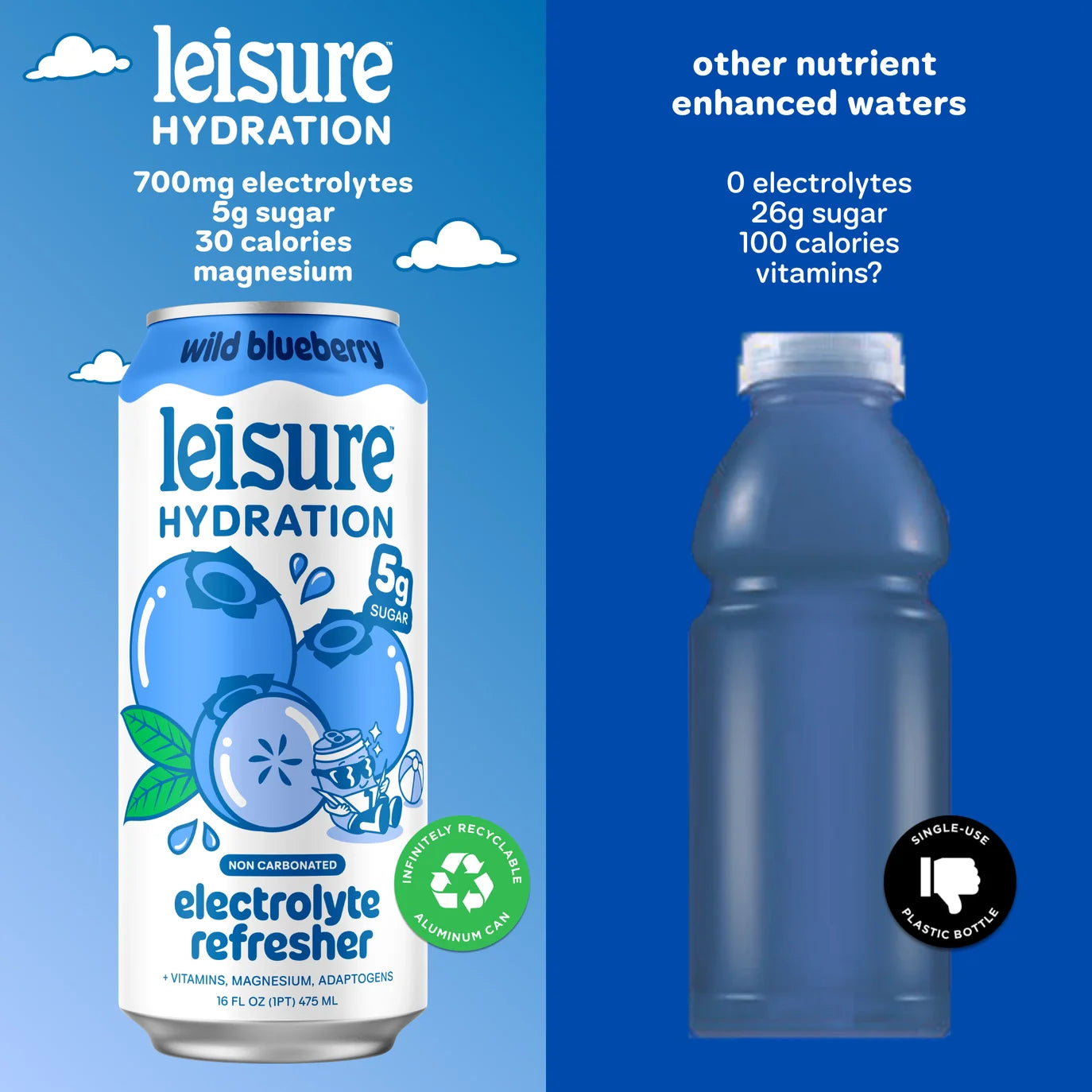 Leisure Hydration - Wild Blueberry