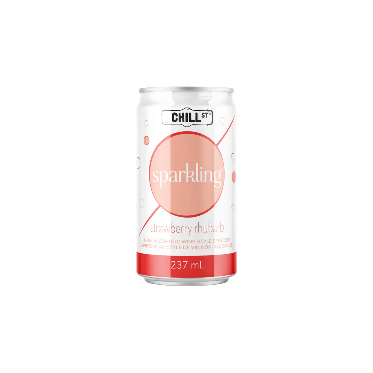 Chill St - Sparkling Strawberry Rhubarb  Wine Spritzer