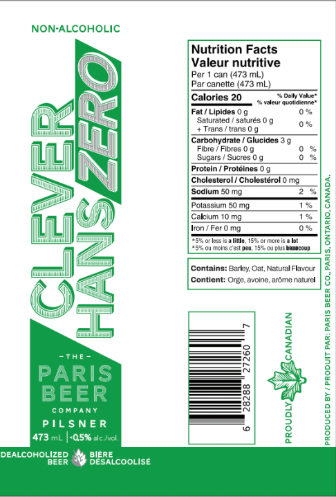 Paris - Clever Hans Zero Pilsner
