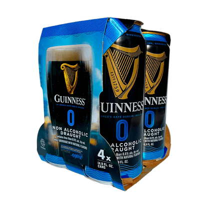 Guinness 0 - 4 packs and 24 packs Canada - Non-alcoholic stout