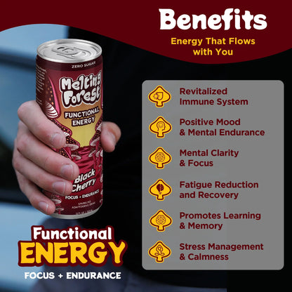 Melting Forest Energy - Black Cherry