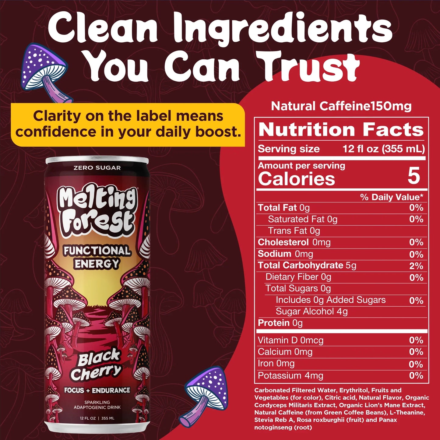 Melting Forest Energy - Black Cherry