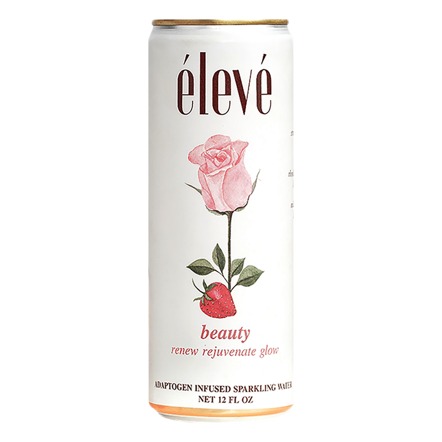 eleve beauty adaptogen infused sparkling water, functional beverage for healthier skin, hair and nails